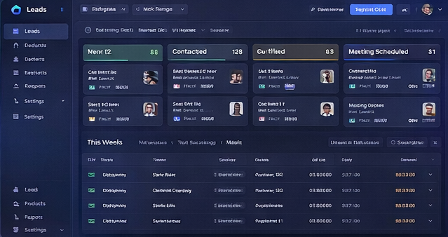 Lead CRM + Automation project screenshot