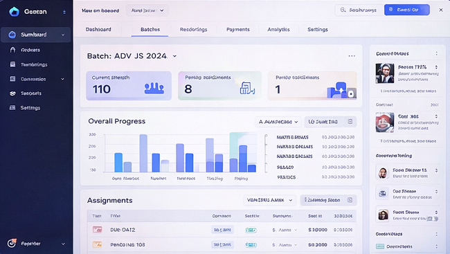 Student Portal / LMS project screenshot